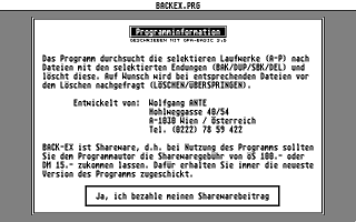 Back-Ex — screenshot 1